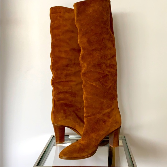 vince casper suede knee boots